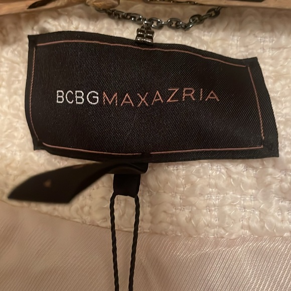 BCBG cream wool wrap coat - Picture 2 of 5